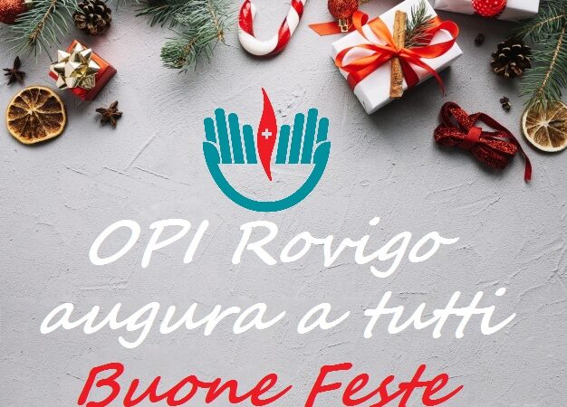 OPI Rovigo augura a tutti Buone Feste e un sereno Natale