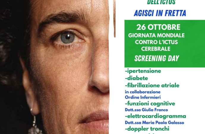 26 OTTOBRE – GIORNATA MONDIALE CONTRO L’ICTUS CEREBRALE